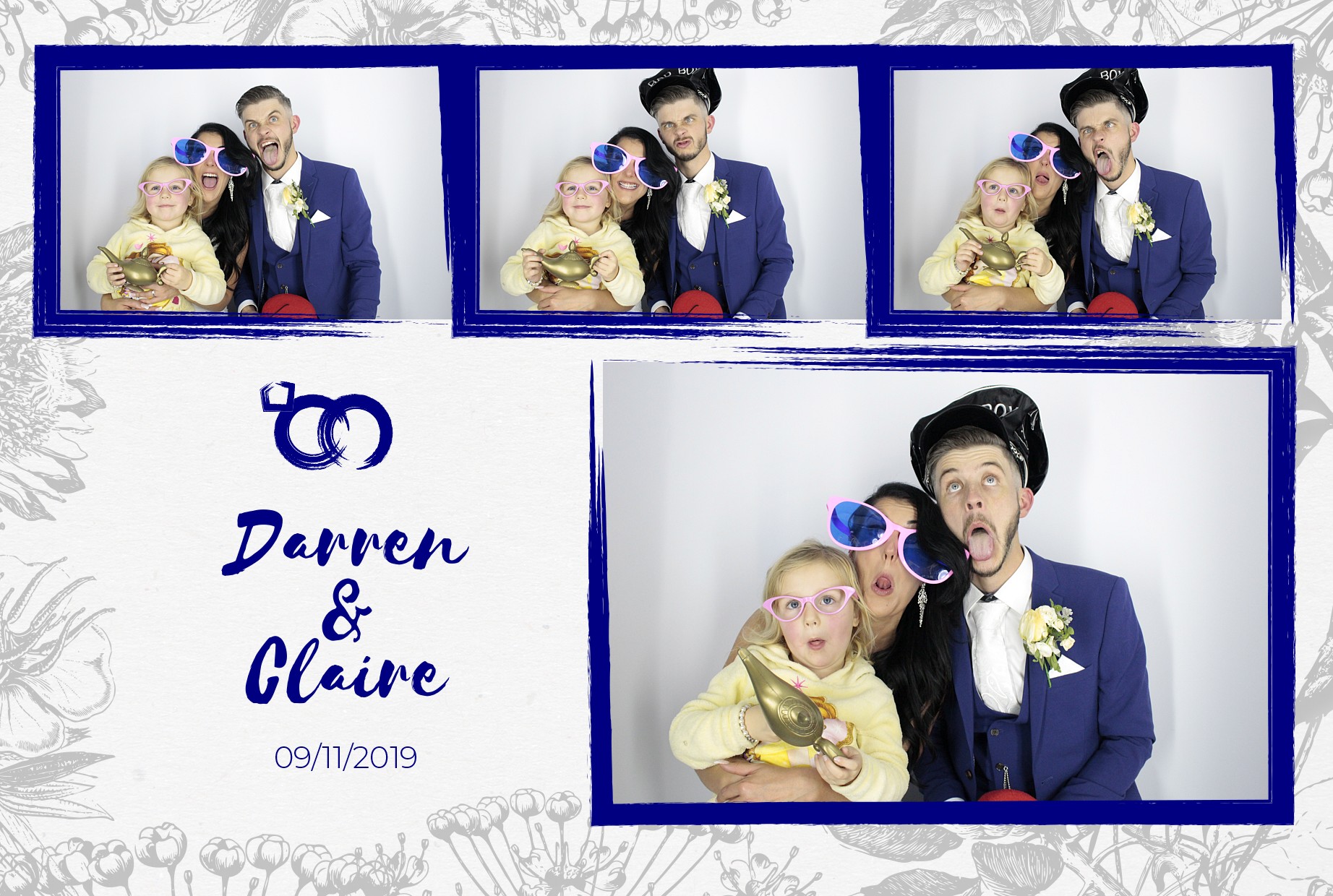Darren and Claire’s Wedding  | View more photos from the event at gallery.myphotoboothexperience.co.uk/u/MyPhotoBoothExperienceLtd/Darren-and-Claire’s-Wedding